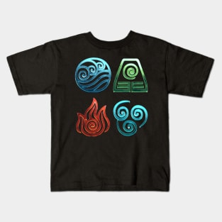 The Four Elements Kids T-Shirt